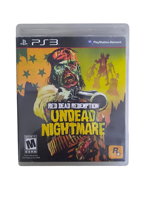 RED DEAD REDEMPTION - UNDEAD NIGHTMARE - USADO - PS3