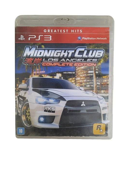 MIDNIGHT CLUB LOS ANGELES - USADO - PS3