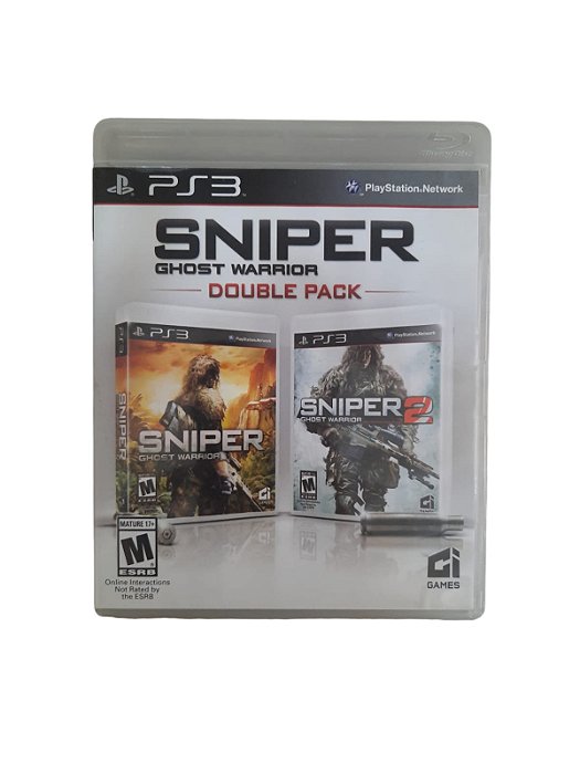 SNIPER GHOST WARRIOR - DOUBLE PACK - USADO - PS3