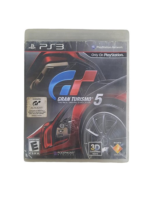 GRAN TURISMO 5 - THE REAL DRIVING SIMULATOR - USADO - PS3