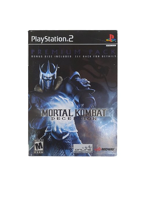 MORTAL KOMBAT DECEPTION - PREMIUM PACK - USADO - PS2