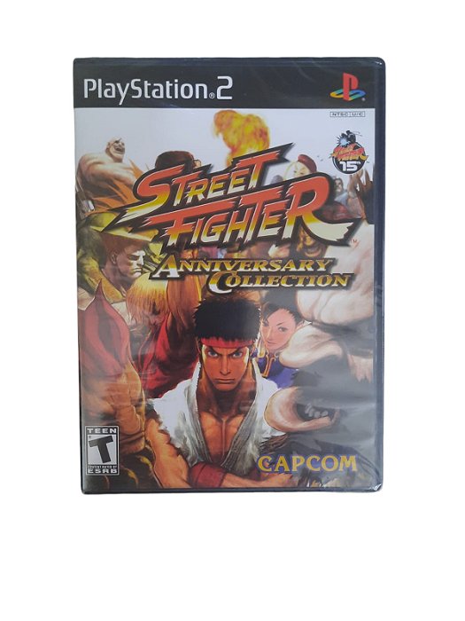 STREET FIGHTER ANNIVERSARY COLLECTION - NOVO - PS2