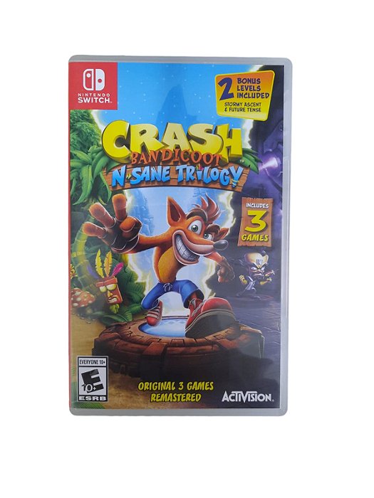 CRASH BANDICOOT - N SANE TRILOGY - USADO - SWITCH