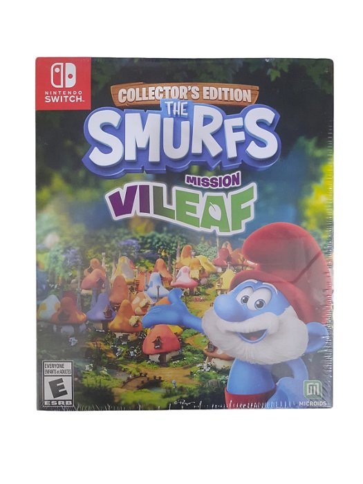 COLLECTOR´S EDITION - THE SMURFS MISSION VILEAF - NOVO - SWITCH