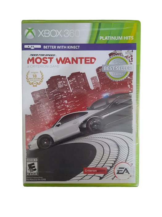NEED FOR SPEED - MOST WANTED - NOVO - XBOX 360