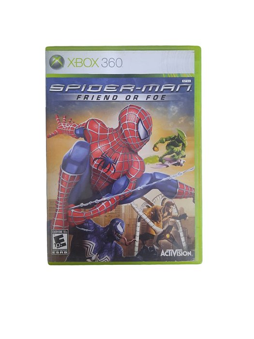 SPINDER- MAN FRIEND OR FOE - USADO - XBOX 360