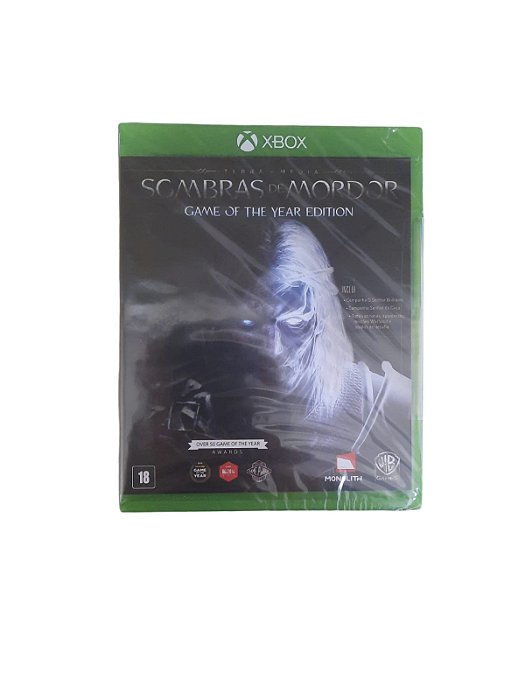 SOMBRAS DE MORDOR - GAME OF THE YEAR EDITION - NOVO - XBOX ONE