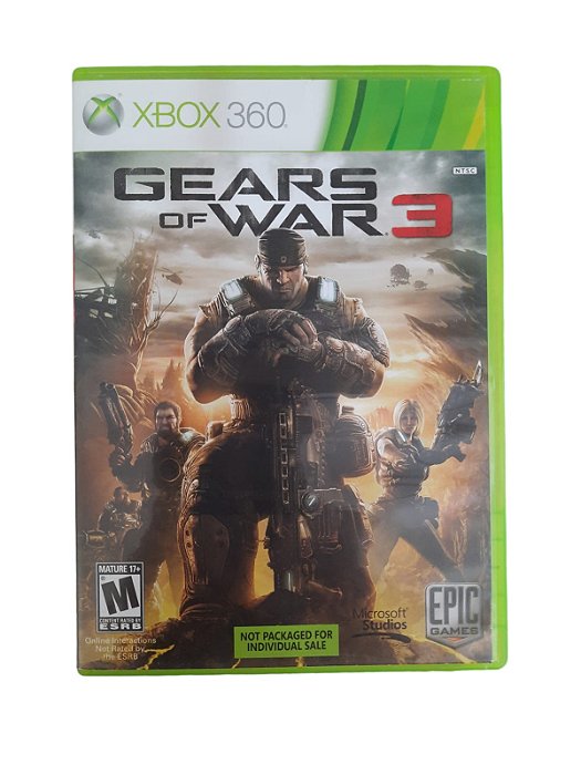 GEARS OF WAR 3 - USADO - XBOX 360