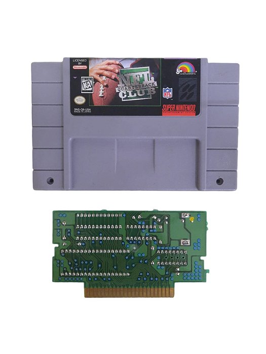 NFL QUARTERBACK CLUB - USADO - SUPER NINTENDO