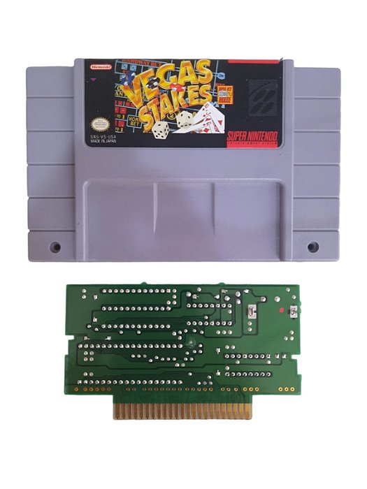 VEGAS STAKES - USADO - SUPER NINTENDO