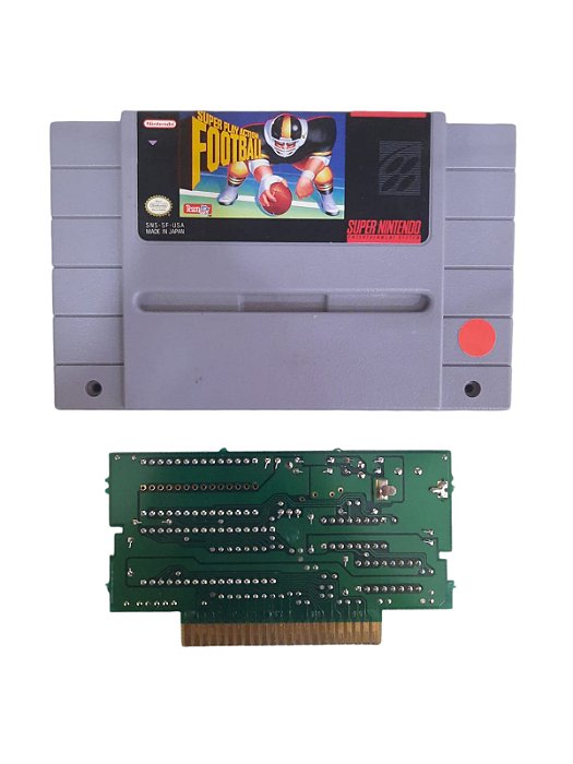 SUPER PLAY ACTION FOOTBALL - USADO - SUPER NINTENDO