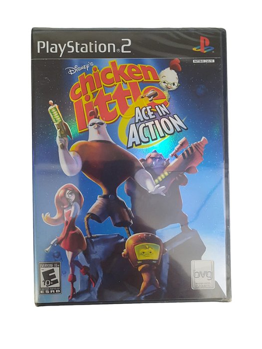 CHICKEN LITTLE ACE IN ACTION - NOVO - PS2