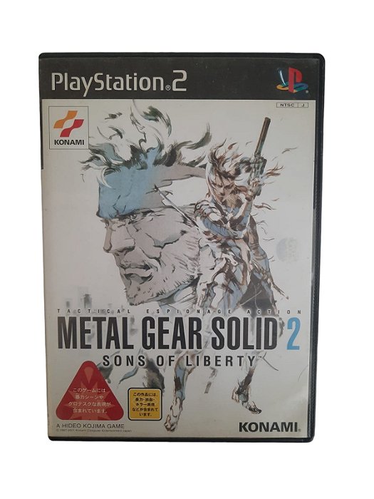METAL GEAR SOLID 2 SONS OF LIBERTY - JAPAN REGION - USADO - PS2