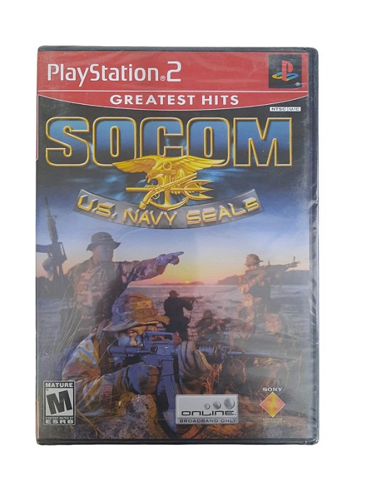 GREATEST HITS - SOCOM U.S. NAVY SEALS - NOVO - PS2
