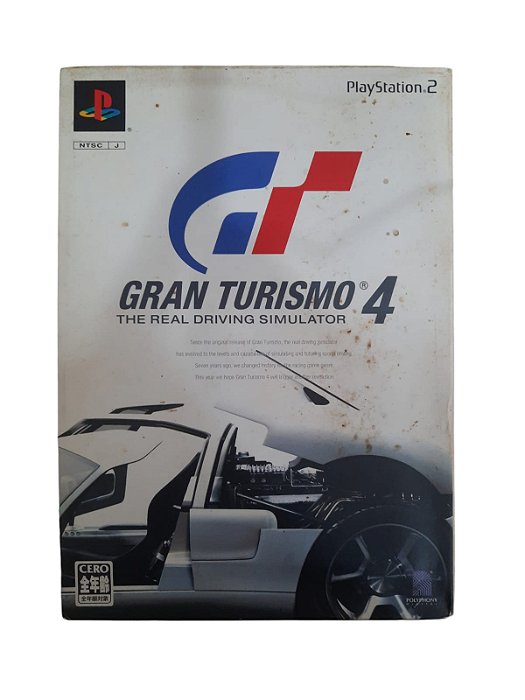 GRAN TURISMO 4 - THE REAL DRIVING SIMULATOR - USADO - PS2