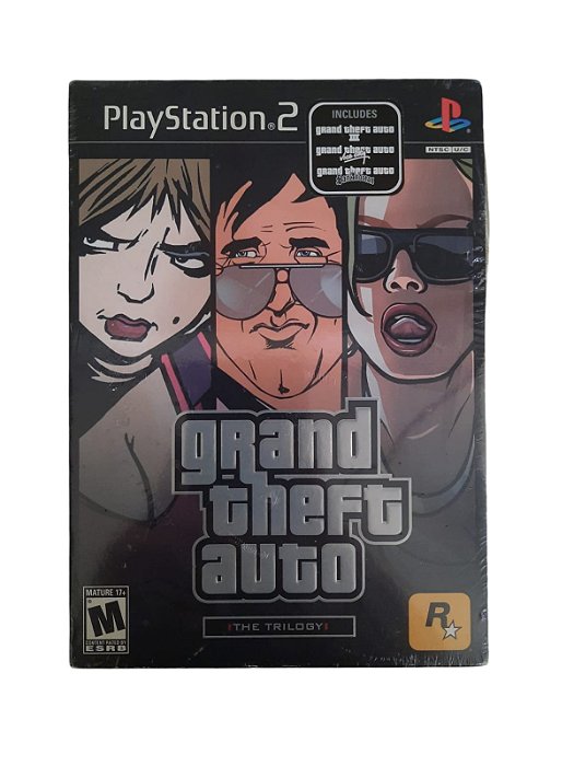 GTA  - THE TRILOGY - NOVO - PS2