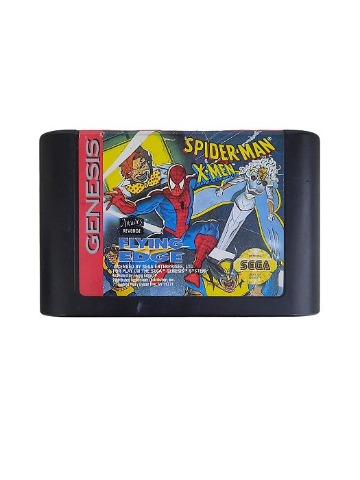 SPIDER - MAN & X - MEN - USADO - MEGA DRIVE