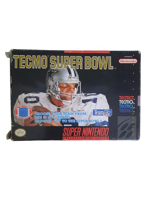 TECMO SUPER BOWL - USADO - SUPER NINTENDO
