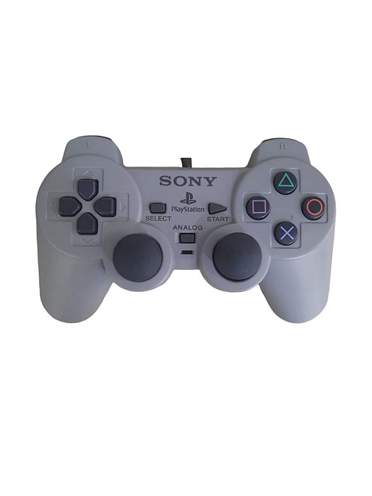 CONTROLE SONY PS1 CINZA - USADO
