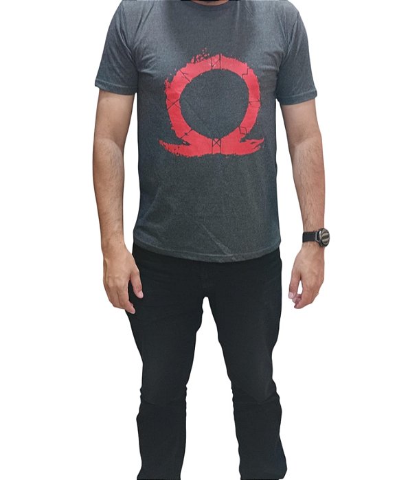 CAMISETA GOD OF WAR - CINZA (M)
