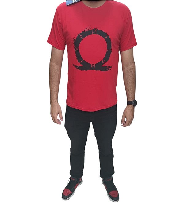 CAMISETA GOD OF WAR - VERMELHA (M)