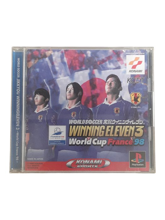 WINNING ELEVEN 3 WORLD CUP FRANCE´98 - JAPAN REGION - USADO - PS1