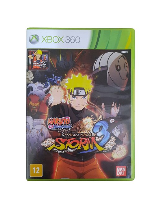 NARUTO SHIPPUDEN - ULTIMATE NINJA STORM 3 - USADO - XBOX 360