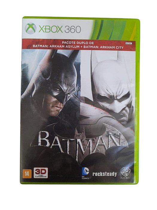 BATMAN: PACOTE DUPLO - USADO - XBOX 360