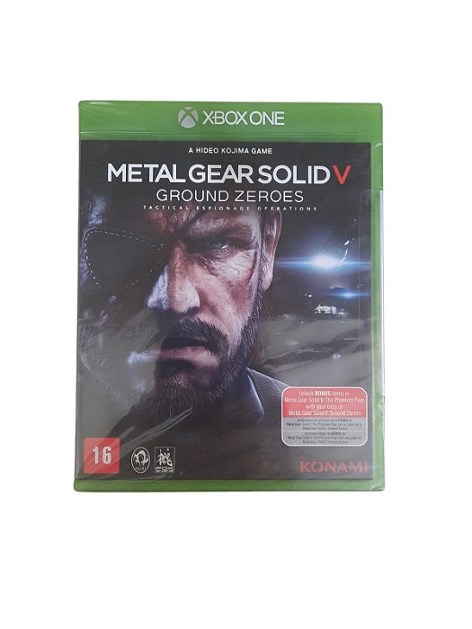 METAL GEAR SOLID V - GROUND ZEROES - NOVO - XBOX ONE