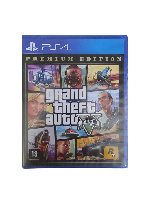 GTA V PREMIUM EDITON - NOVO - PS4