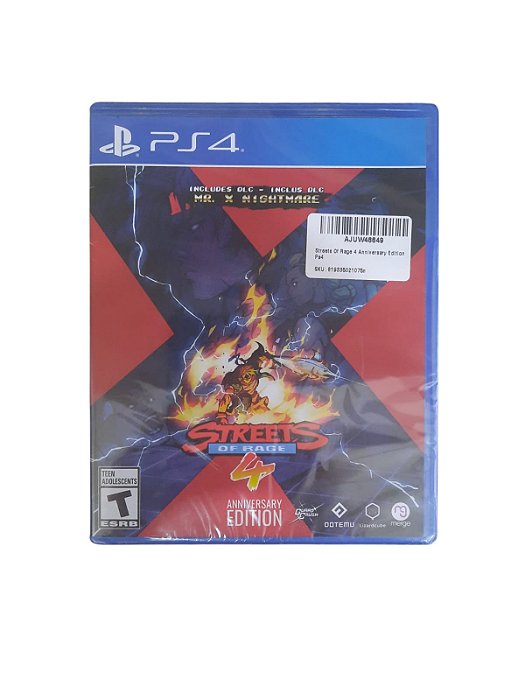STREETS OF RAGE 4 - NOVO - PS4