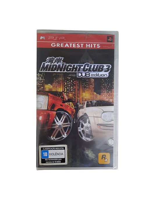 GREATEST HITS - MIDNIGHT CLUB 3 DUB EDITION - USADO - PSP