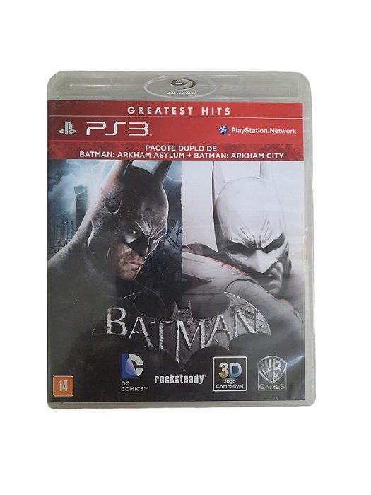 GREATEST HITS - BATMAN: PACOTE DUPLO - USADO - PS3