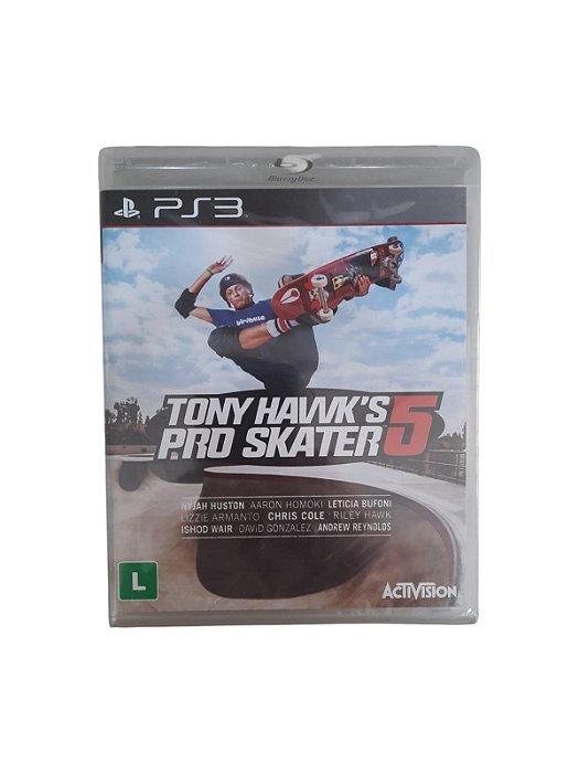 TONY HAWK´S PRO SKATER 5 - NOVO - PS3