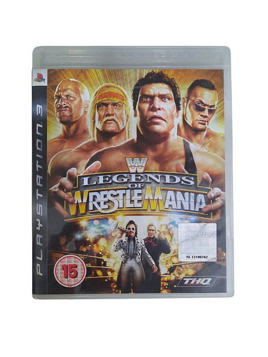 WWE LEGENDS OF WRESTLEMANIA - USADO - PS3
