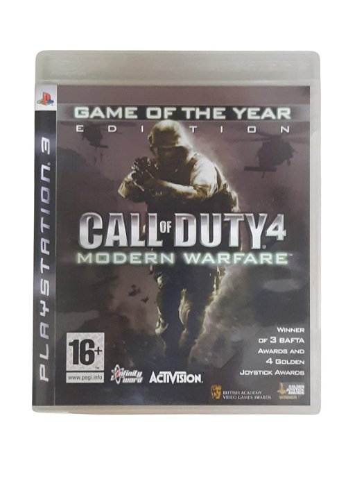 CALL OF DUTY 4 MODERN WARFARE - USADO - PS3