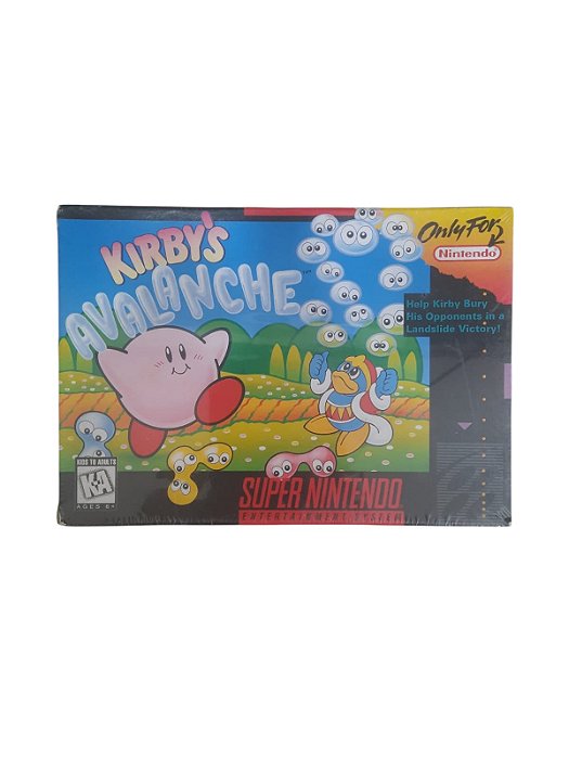 KIRBY´S AVALNCHE - NOVO - SUPER NINTENDO