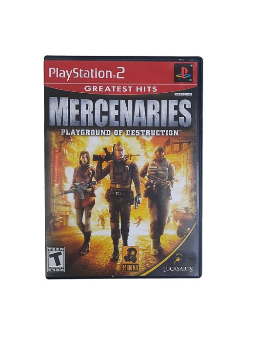GREATEST HITS - MERCENARIES: PLAYGROUND OF DESTRUCTION - USADO - PS2