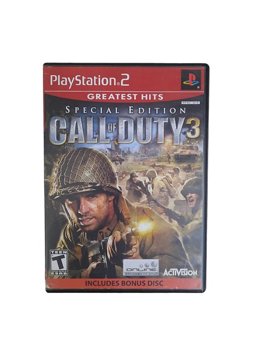 GREATEST HITS: CALL OF DUTY 3 - USADO - PS2