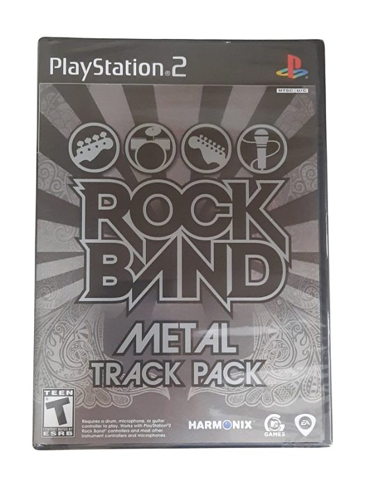 ROCKBAND METAL TRACK PACK - NOVO - PS2
