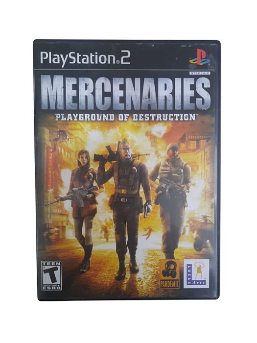 MERCENARIES - PLAYGROUND OF DESTRUCTION - USADO - PS2