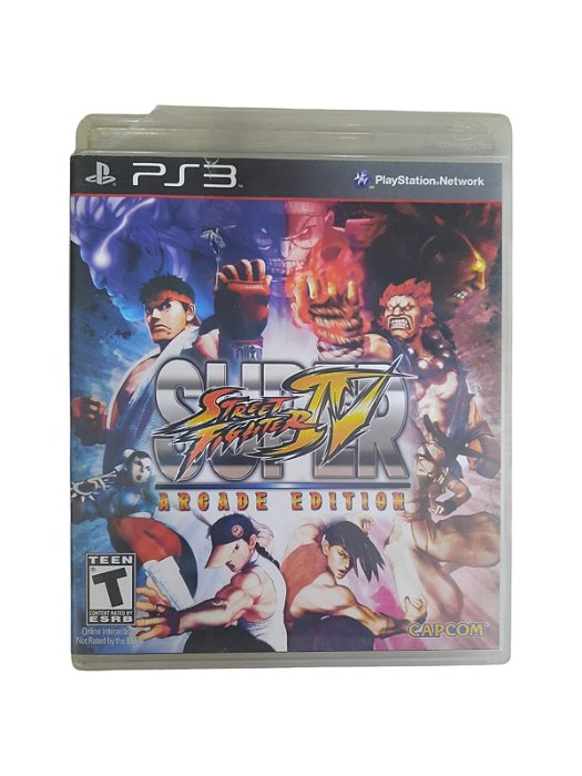 SUPER STREET FIGHTER IV ARCADE EDITION - USADO - PS3