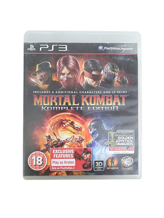MORTAL KOMBAT KOMPLETE EDITION - USADO - PS3