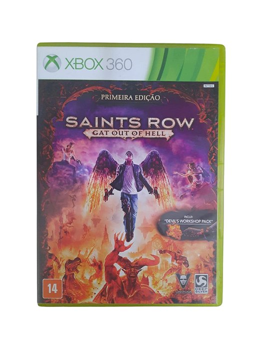 SAINTS ROW GAT OUT OF HELL - USADO - XBOX 360