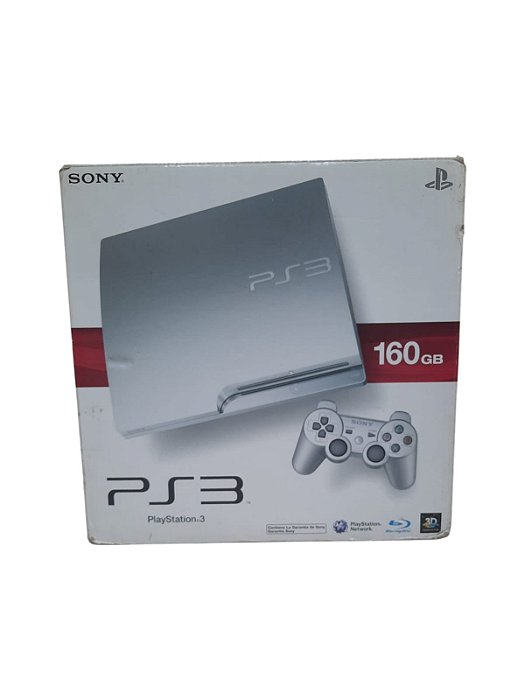 CONSOLE - PLAYSTATION 3 PRATA - USADO