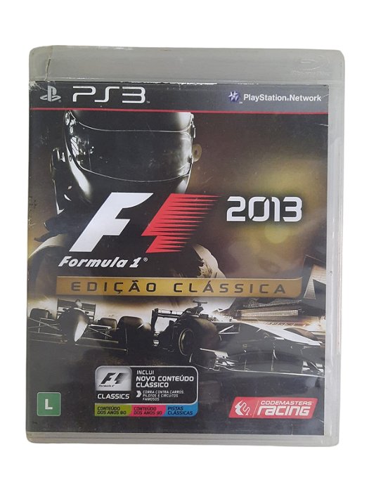 F1 2013 EDIÇÃO CLÁSSICA - USADO - PS3