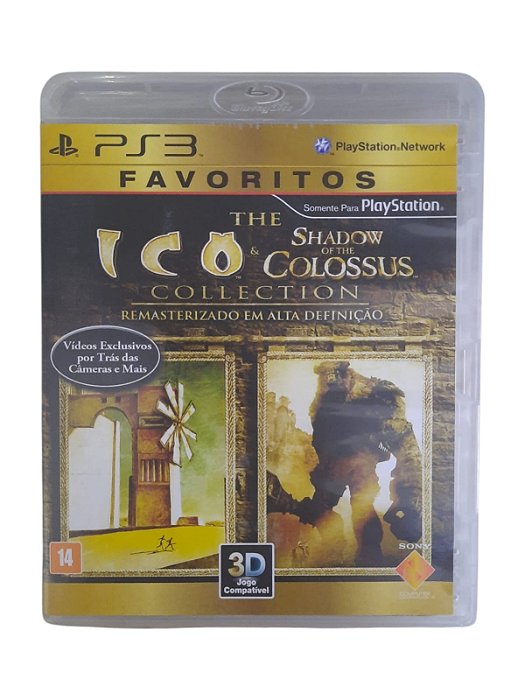 FAVORITOS - ICO & SHADOW OF THE COLOSSUS COLLECTION - USADO - PS3