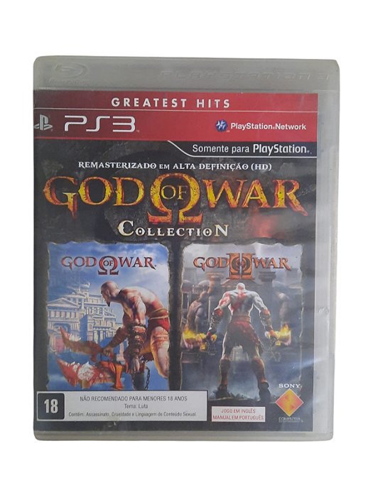 GREATEST HITS - GOD OF WAR COLLECTION - USADO - PS3