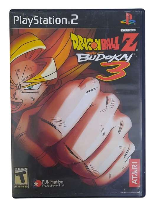 DRAGON BALL Z BUDOKAI 3 - SEM MANUAL - USADO - PS2
