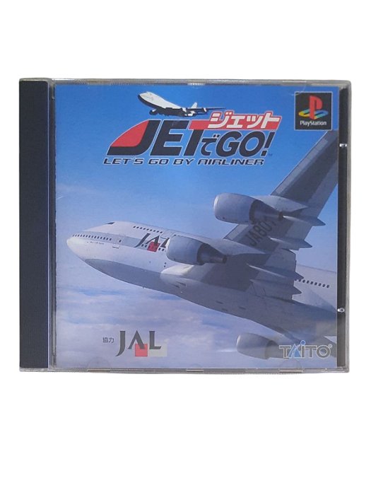 JET DE GO! LET´S GO BY AIRLINER - JAPAN REGION - USADO - PS1